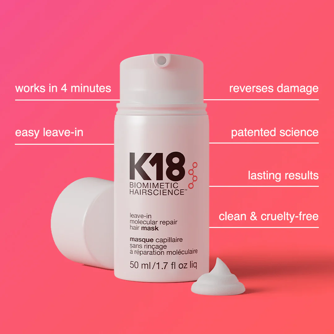 K18 Leave in Molecular Repair Hair Mask 15ml - Image 3